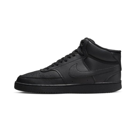 Nike Mens Court Vision Mid Black/Black NN Basketball Shoes, DN3577-003 - Picture 2 of 9